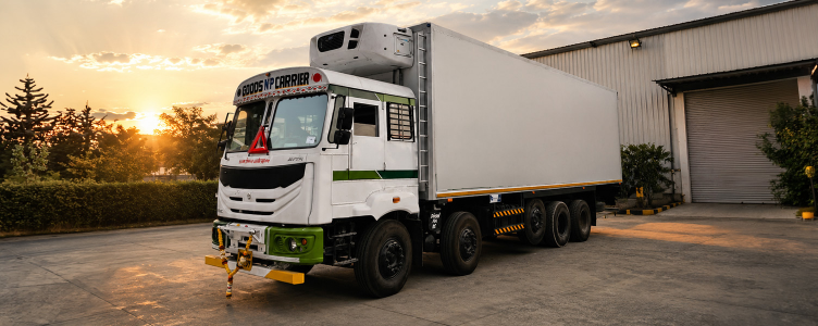 Sub Zero refrigerated truck for pharma cold chain logistics